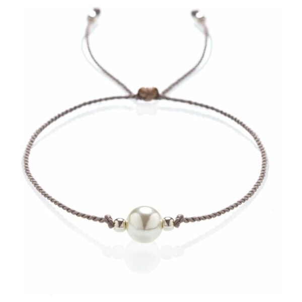 Perla šnúrkový náramok - strieborný Trimakasi 26817591