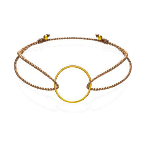 Šnúrkový náramok Karma - zlatý Trimakasi 26817592