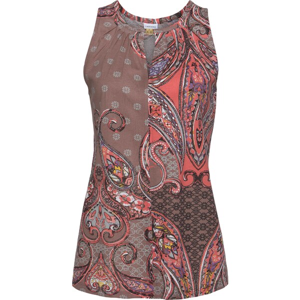 LASCANA Top hnedá / gaštanová / tmavooranžová 54226446