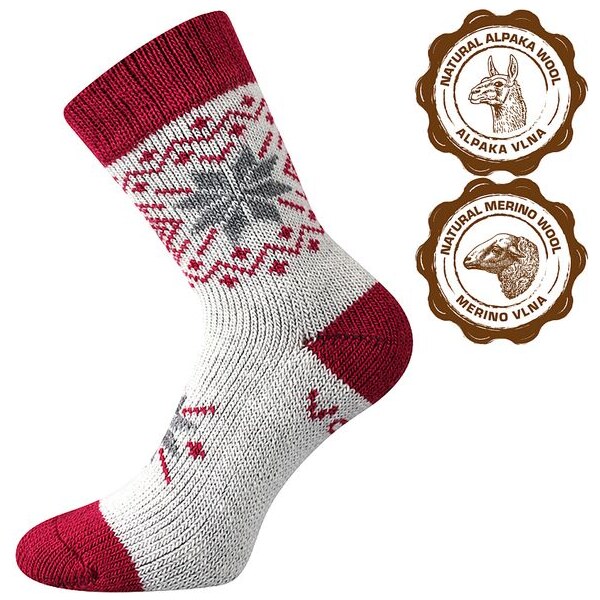 ALTA vlnené extra hrejivé ponožky so striebrom VoXX Fuchsia 35-38 1 26252150