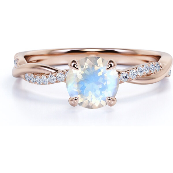 Royal Exklusive Emporial luxusný prsteň Mesačný dúhový kameň 36073613