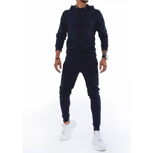 Buďchlap Pohodlná tmavo nebesky modrá tepláková súprava 26581045