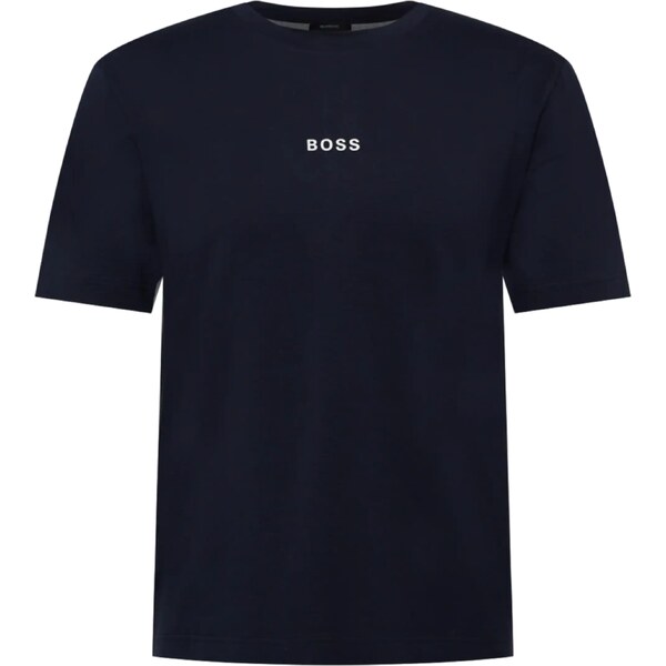 BOSS Tričko Chup námornícka modrá / svetlooranžová / biela 37415630