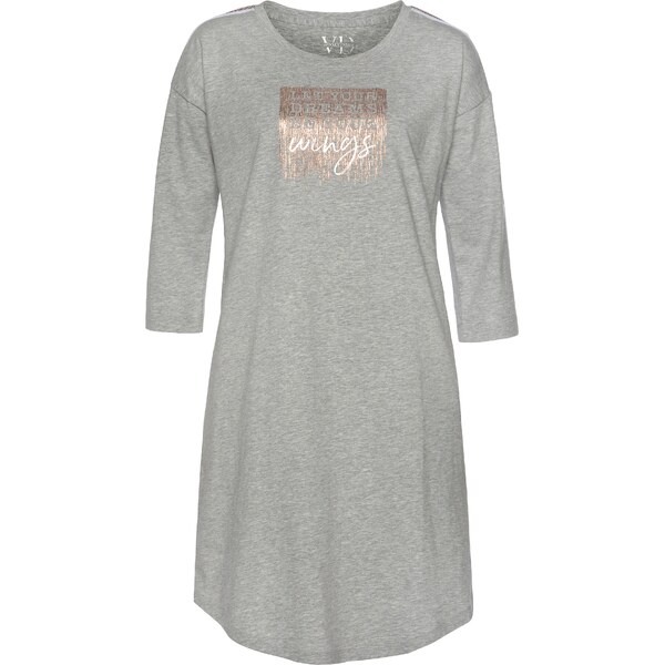 VIVANCE Nočná košieľka sivá 65641476