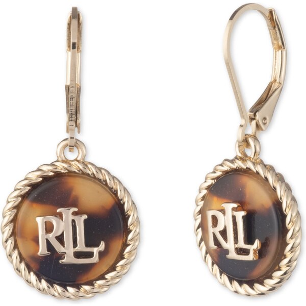 Lauren Ralph Lauren Náušnice hnedá / zlatá 54226615