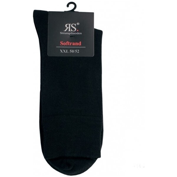 Pánske bavlnené nadmerné zdravotné ponožky RS Čierna 50-52 3 páry 62573561
