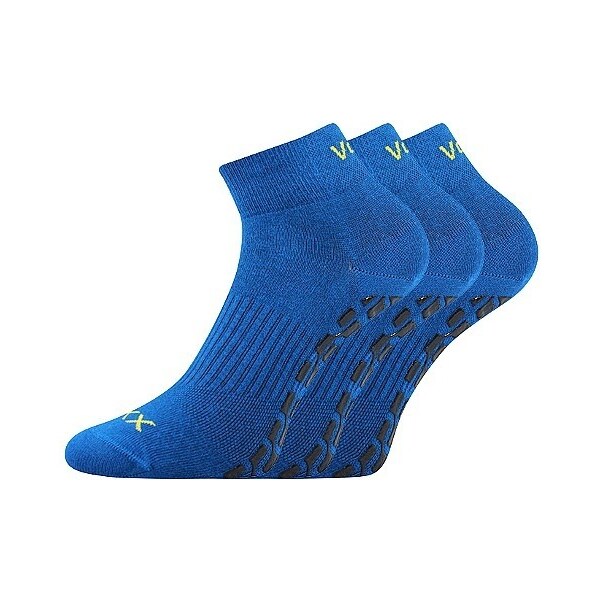 JUMPYX ABS členkové protišmykové ponožky VoXX Modrá 30-34 3 páry 27781810