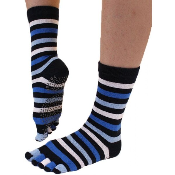 JOGA klasické protišmykové ABS prstové ponožky ToeToe Modrá S 1 pár 30546255