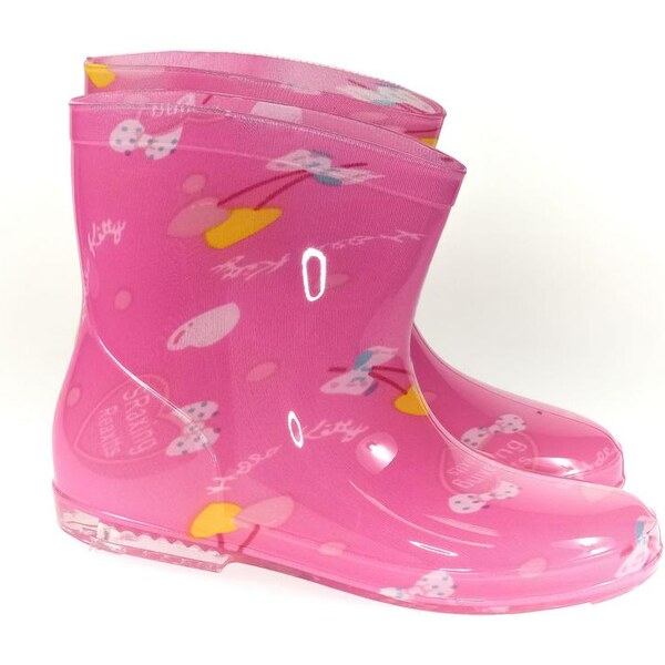 ELU Detské ružové gumáky ANDES 26664092