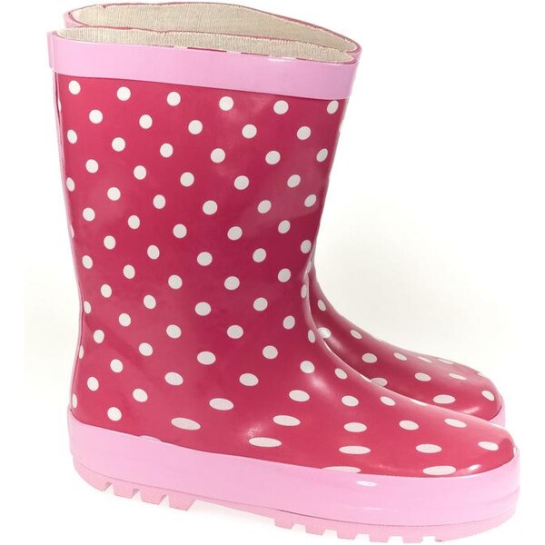 ELU Detské ružové gumáky DOTS 26664106