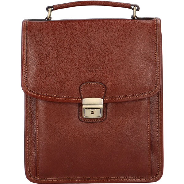 Veľké pánske kožené etue hnedé - Hexagona Mischan hnedá 56864277