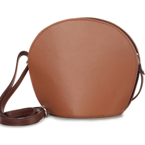 Glara Dámska gulatá kabelka z pravej kože 26935464