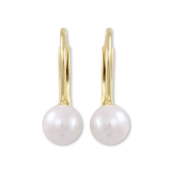 Soliter Nežné zlaté náušnice s pravými perlami 745 235 001 00417 66586651