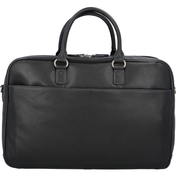 Dámska pracovná kožená taška čierna - Hexagona Daniella čierna 26695283