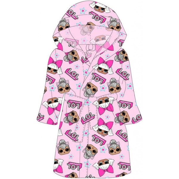 E plus M Dievčenský župan z mikrovlákna s kapucňou L.O.L. Surprise 26763002