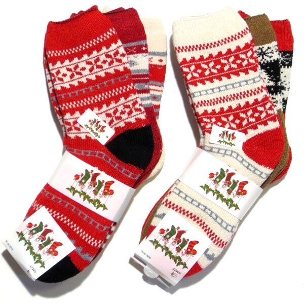 Dámske hrubé ponožky 3 páry 26761342