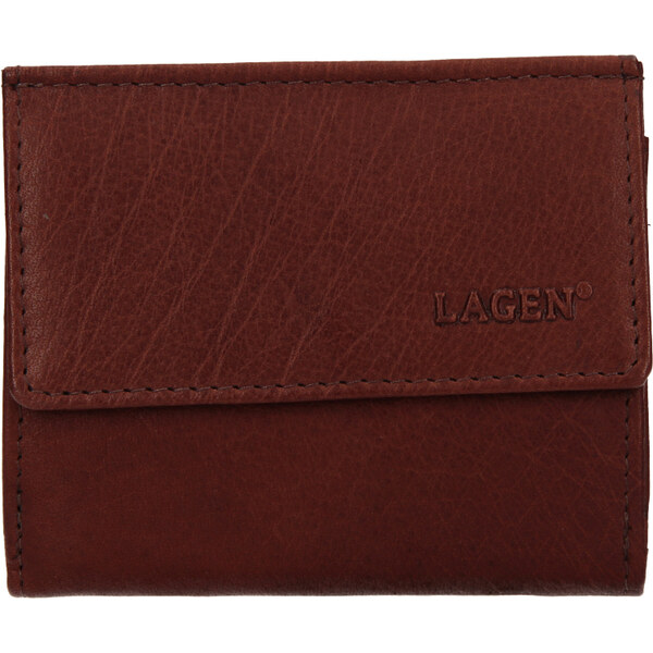 Lagen Kožená peňaženka E-21055 (malá peňaženka) čierna 65897242