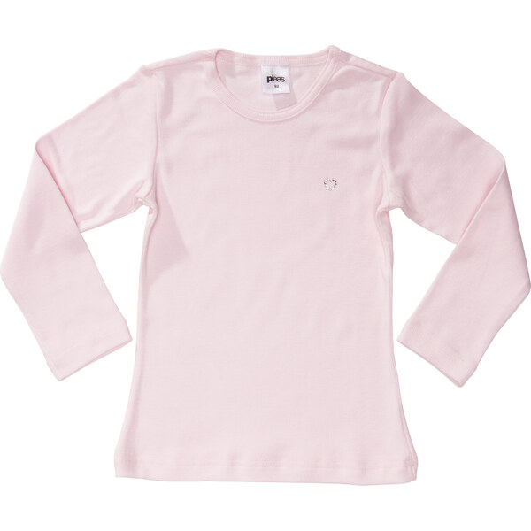 Detský tričko s dlhým rukávom Pleas 147083-503 ružová 46771215