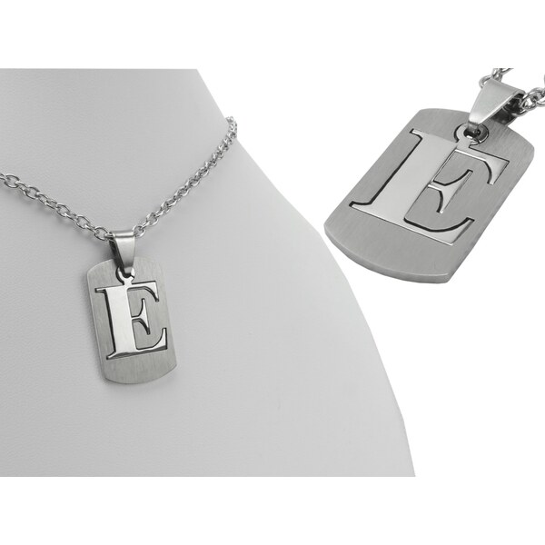 CITY STORM Retiazka s príveskom platnička s písmenom E - 3 cm 66889290