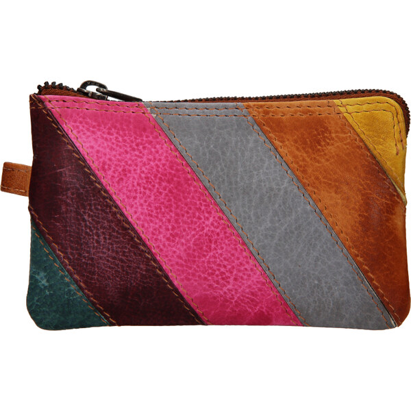 Lagen Kožená kľúčenka 2717-MZ/D caramel multi 47212378