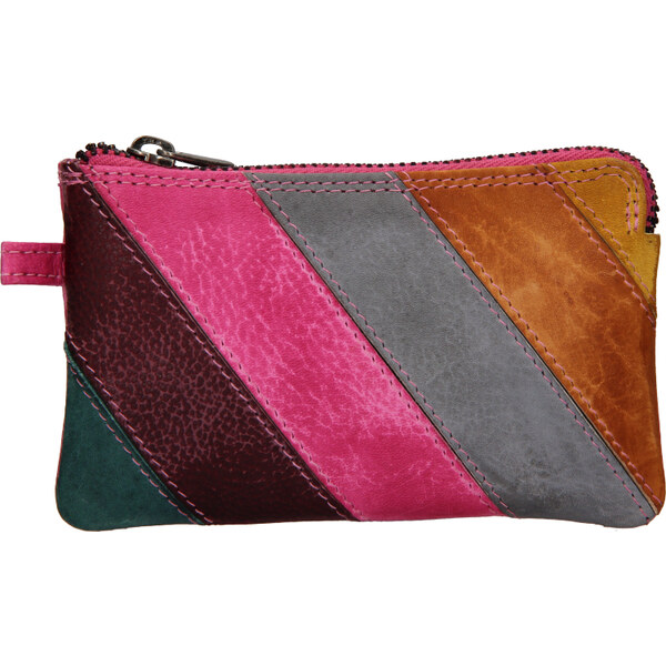 Lagen Kožená kľúčenka 2717-MZ/D ružová multi 47212380