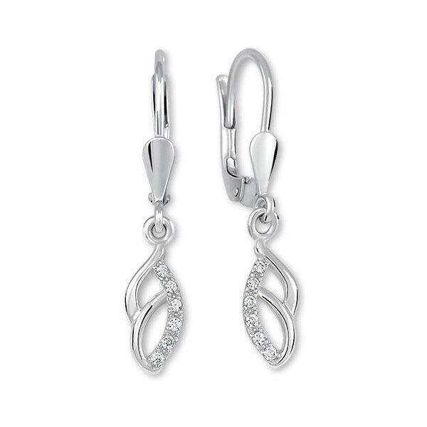 Soliter Pôvabné strieborné náušnice s kryštálmi 436 001 00572 04 66581832