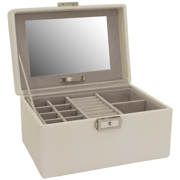 Friedrich Lederwaren Dizajnová krémová šperkovnica Milano 20142-9 66595913
