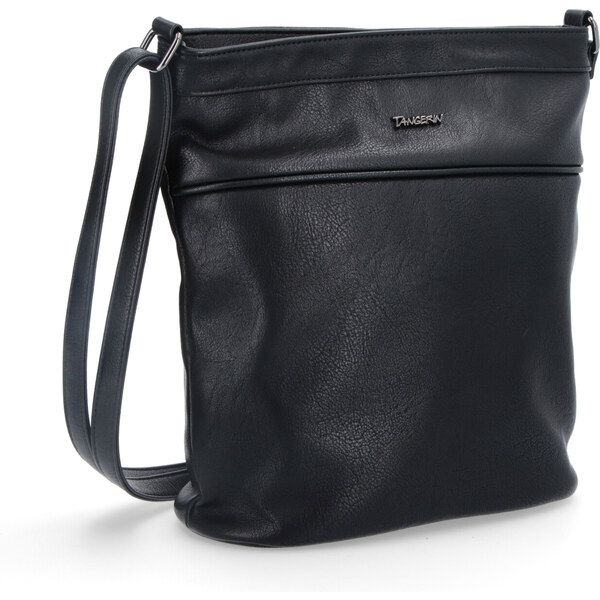 Kabelka zo syntetickej kože crossbody Tangerin čierna 8005 C 40954034