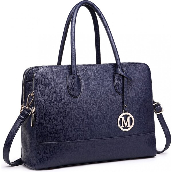 Miss Lulu Kabelka - Tote s trojitým predelením, tmavomodrá 46691268