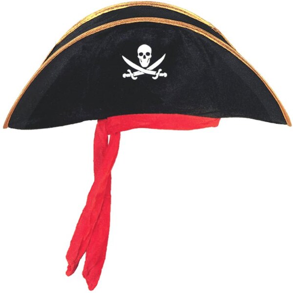 Pirátsky klobúk čierny 26922272