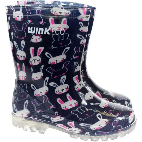JOHN-C Detské tmavomodré gumáky RABBIT 26961046