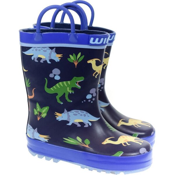 JOHN-C Detské modré gumáky DINO 28-35 26961040