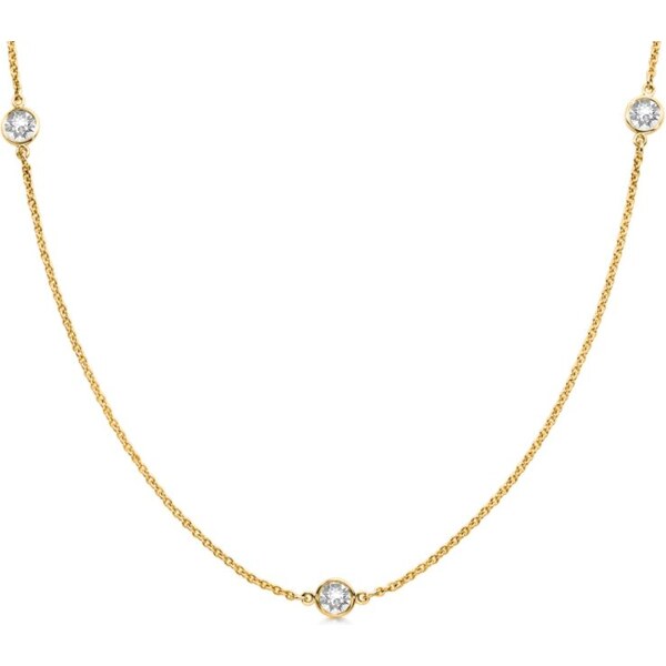 SWAROVSKI Elements Swarovski e. jemný dámsky náhrdelník Pure Lines, 27000202