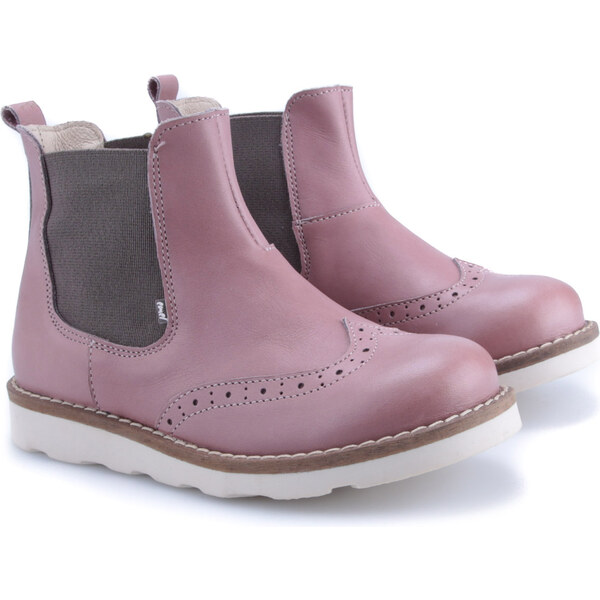 Detské kožené členkové topánky Emel ES2733-3 ružová 46771223