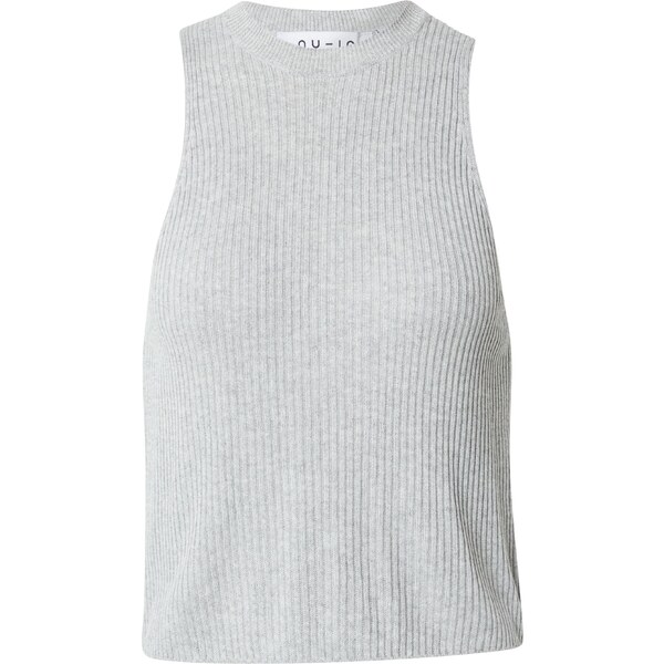 NU-IN Vyšívaný top sivá melírovaná 54226821