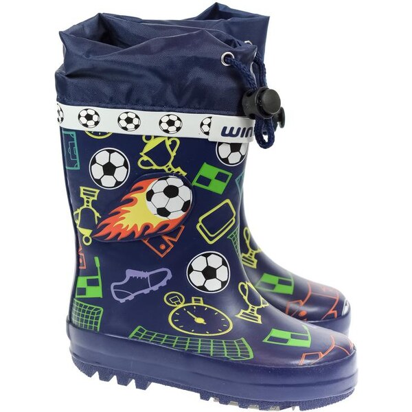 WINK Detské tmavomodré gumáky BALL 28-35 27035253