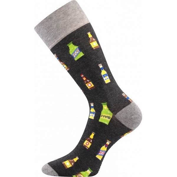TUHU farebné veselé ponožky Lonka - PIVO - 1 pár 27137708