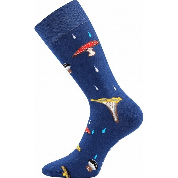 TUHU farebné veselé ponožky Lonka - HOUBY - 1 pár 27137705