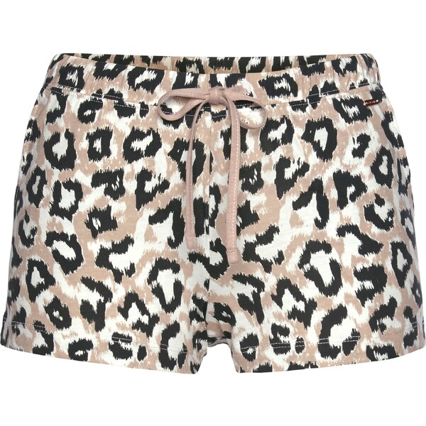 LASCANA Pyžamové nohavice ružová / čierna / biela 54226866