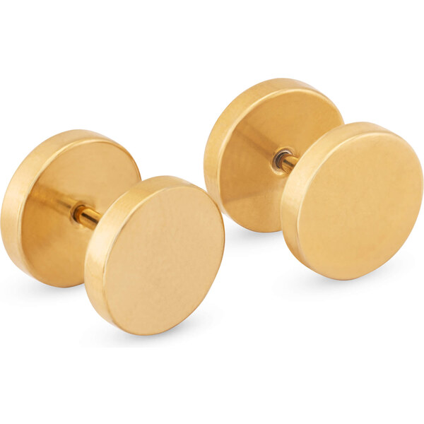 Troli Minimalistické pozlátené náušnice KS-148 66582880