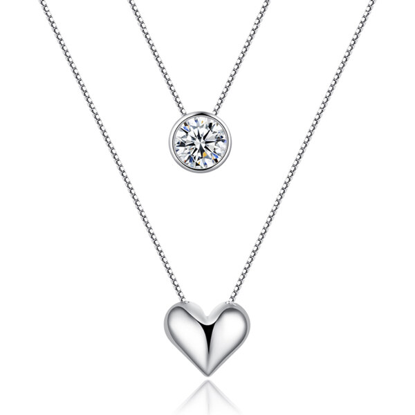 Dámsky strieborný náhrdelník TREASURE 27208109