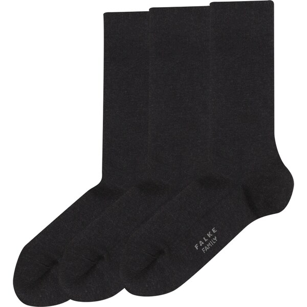 FALKE Ponožky Family sivá / antracitová 27228719