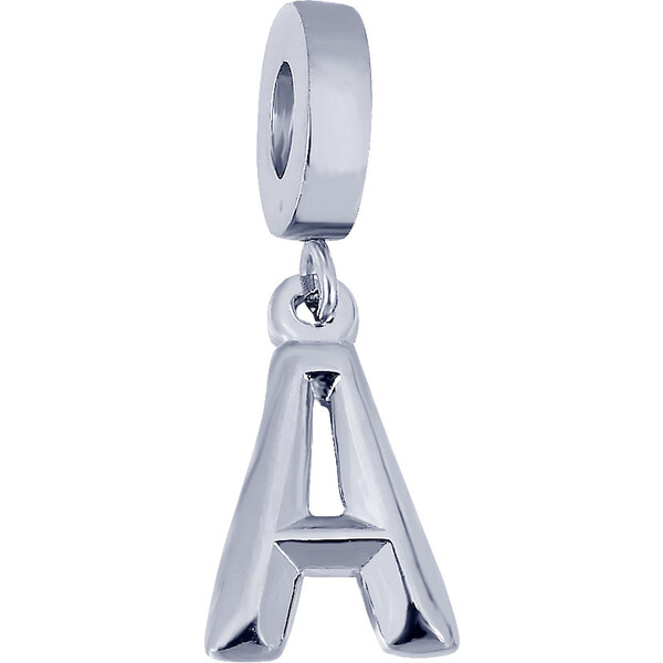Lindas Jewelry Prívesok na náramok Písmeno A chirurgická oceľ IP065 36053916