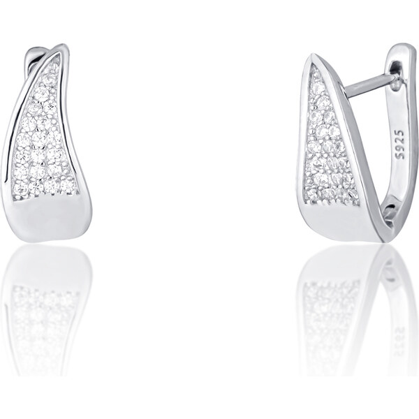 Ligot Strieborné náušnice so zirkónmi 46720309