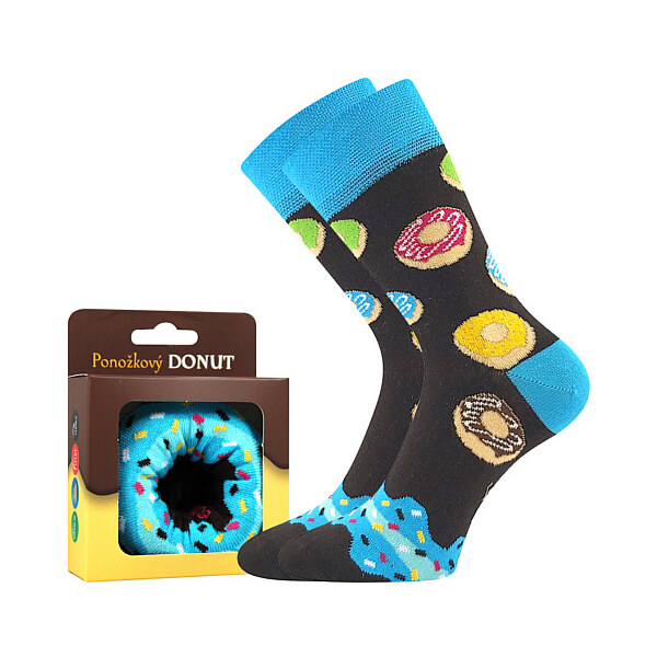 DONUT veselé darčekové ponožky Boma Tyrkysová 38-41 1 pár 26459217