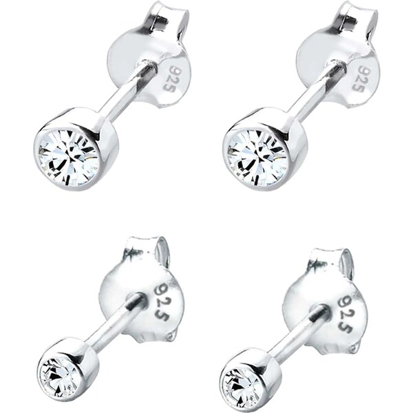 ELLI Náušnice Kristall strieborná 54221622