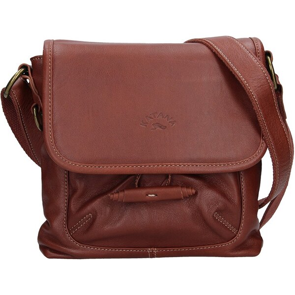 Unisex crossbody taška Katana Alex - koňak 27277668