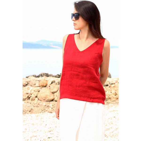 Dámske ľanové tielko Lotika 29091642