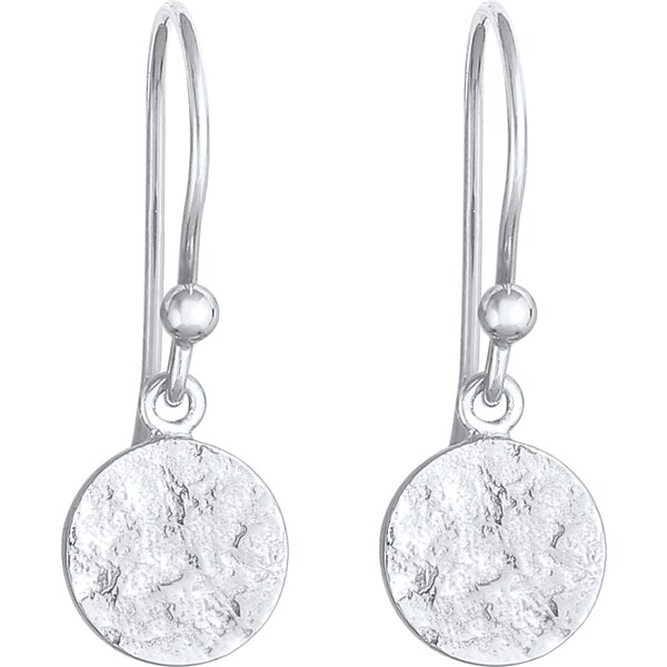 ELLI Náušnice strieborná / priehľadná 54441400