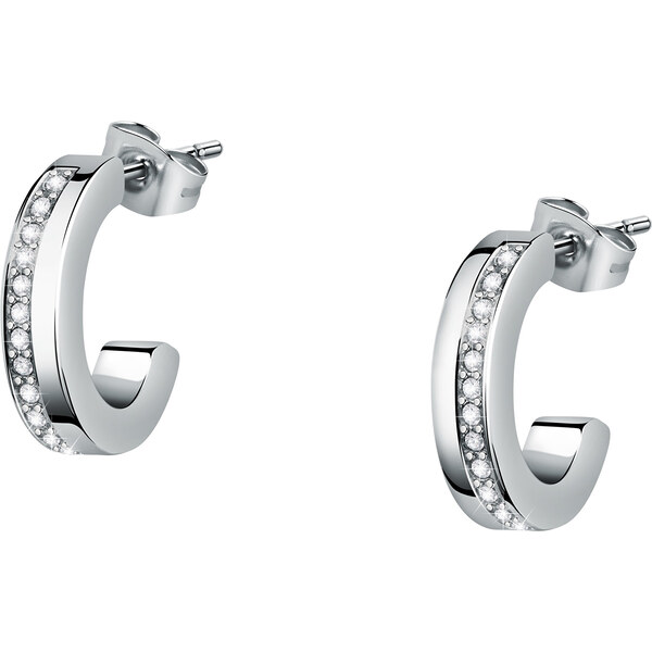 Morellato Jemné oceľové náušnice s kryštálmi Creole SAUP04 66578343